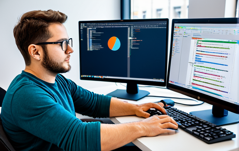 Automated Coding Productivity**

"A software developer in a modern, brightly lit office, working on a large monitor displaying IntelliJ IDEA with Live Templates actively expanding code, fully clothed, wearing appropriate attire, focusing on the screen with determination, desk cluttered with tech gadgets, safe for work, professional environment, perfect anatomy, correct proportions, well-formed hands, proper finger count, natural body proportions, professional photography, high quality."

**