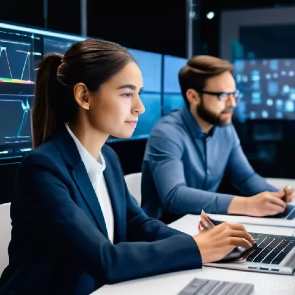 가장 인기 있는 기술 스택의 특징 - **Prompt 1: The AI-Driven Full-Stack Innovator**
    A diverse team of professional software enginee...