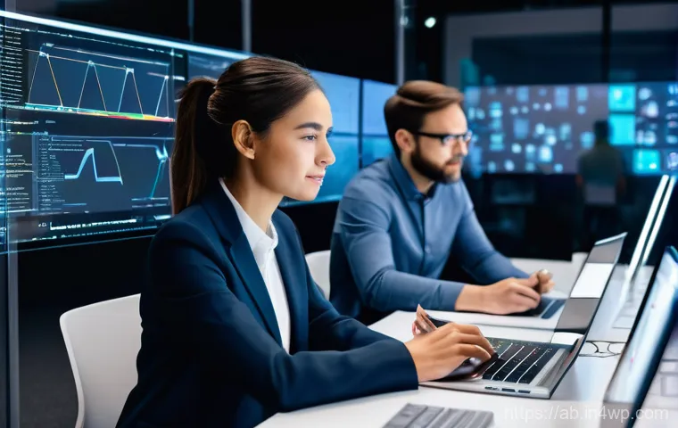 가장 인기 있는 기술 스택의 특징 - **Prompt 1: The AI-Driven Full-Stack Innovator**
A diverse team of professional software enginee...