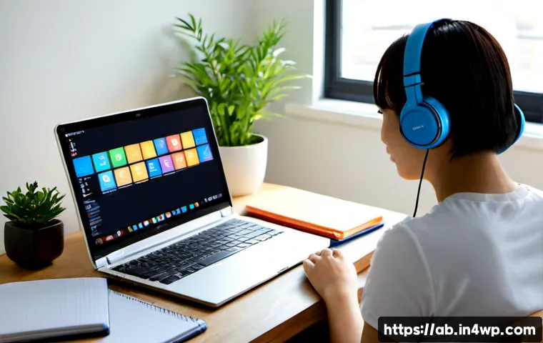 Home 17 기술 스택 확장을 위한 온라인 리소스 - Photorealistic home office scene of a focused adult professional expanding technical skills through ...